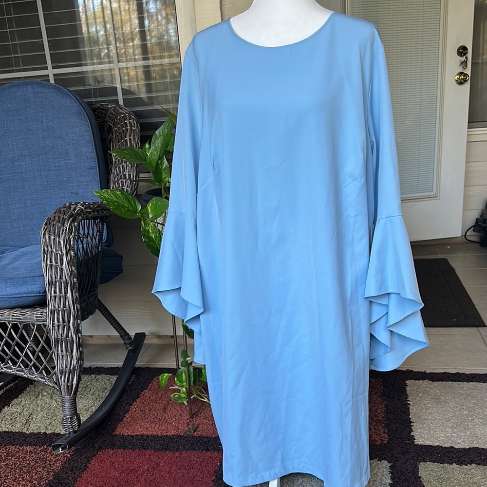 Elegant Eloquii Blue Women's Dress
